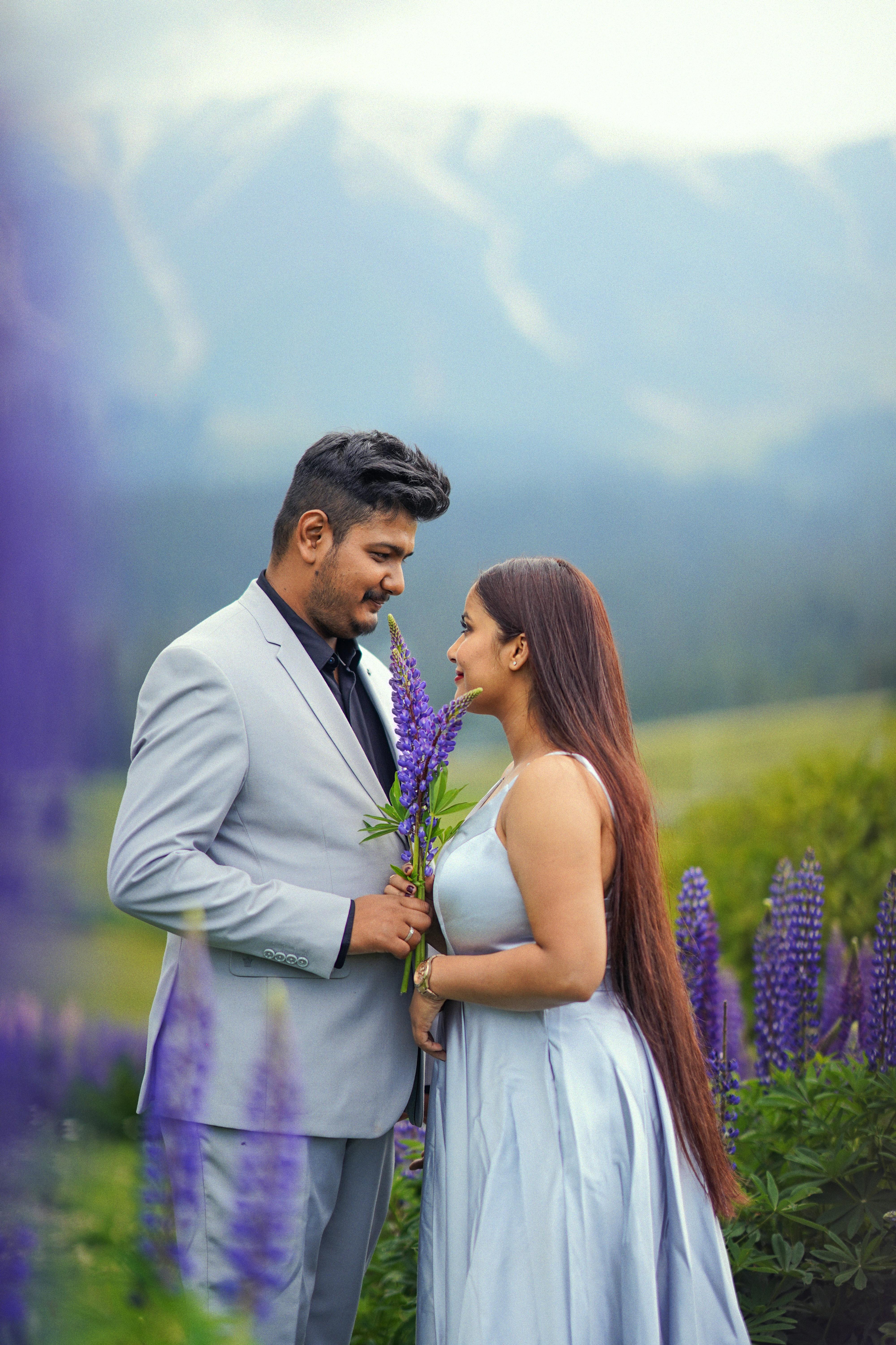 Couple on shikara ride Dal Lake